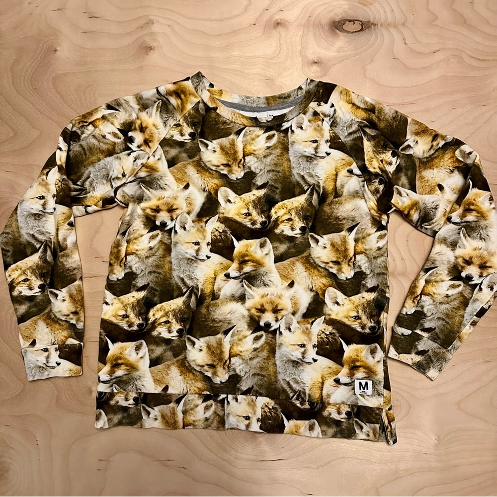Molo Fox Kits Cubs US 12 EU 164 Adorable Long Sleeved Top Sweatshirt